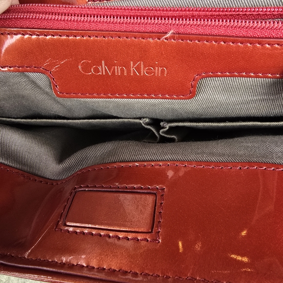 Calvin Klein Metalic Red Tote Bag - Picture 7 of 7